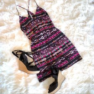 Rory Beca Silk Sleeveless Racerback Dress L New